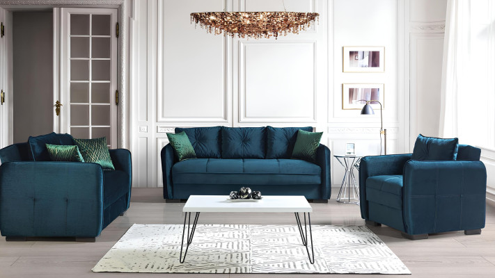  Sofa Bett Set Sëtz Këssen Sofa Set Couch 3+2+1 Sëtz Canapéë Canapéë