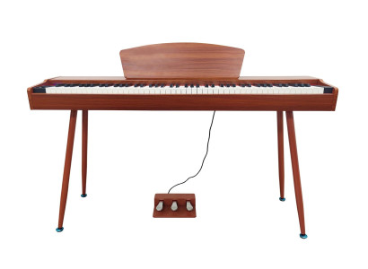 Digitální piano Domácí piano Digitální klávesnice 135cm třešňově červená