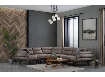 Ecksofa L Form Sofa Couch Polster Sofas Wohnlandschaft Stoffsofa Eckcouch Textil