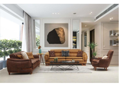 Sofagarnitur Sofa Garnitur Komplette Couchgarnitur 3+3+1 Sitzer Sessel