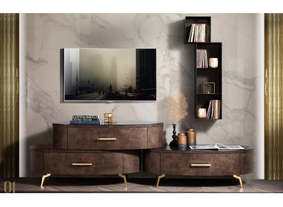 rtv tv  Schrank Tisch Wohnzimmer Kommode Lowboard Sideboard Holz Modern Möbel