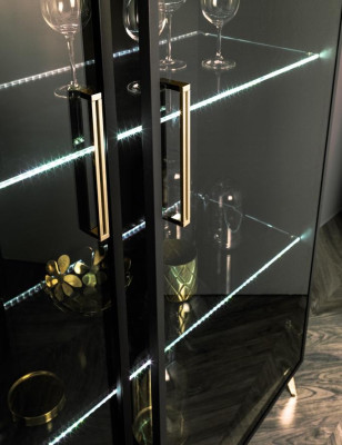 Vitrine Schrank Modern Vitrinen Wohnzimmer Wohnzimmer Schränke Modern Neu