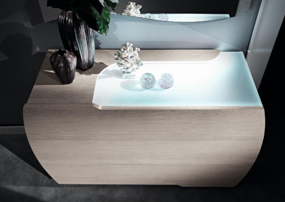 Garnitur Gruppe Holz Schlafzimmer Design Schrank Set Kommode Spiegel Kommoden