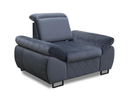 Sessel 1 Sitzer Polster Sofas Lounge Club Möbel Design Wohnzimmer Textil Couch
