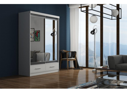 Schlafzimmer Kleiderschrank 2 türiger Holz Wandschrank Kleiderschränke 150cm Neu