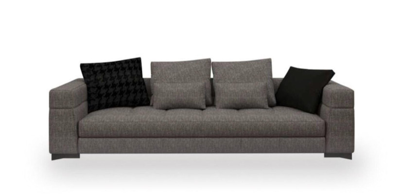 Graue Couchgarnitur Dreisitzer Zweisitzer Sessel Wohnzimmergarnitur Neu