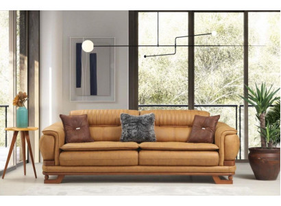 Dreibettsofa Dreisitzer Sofa 3 Sitzer Sofas Design Wohnzimmer Kunstleder