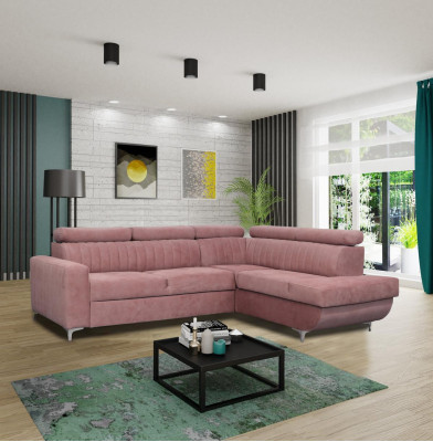 Sofas L-Form Textil Couch Ecke Sitz Sofa Wohnzimmer modern Grüne Couchen Möbel