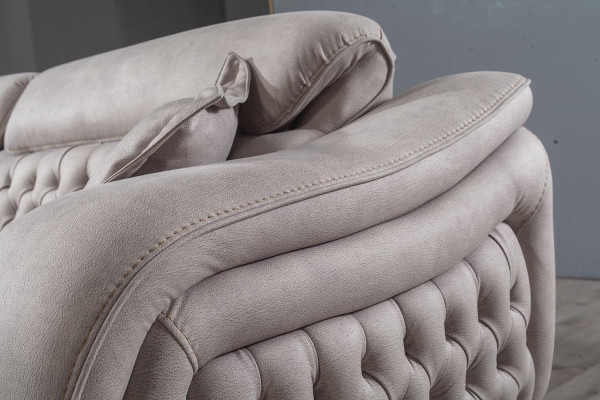 Dreisitzer Sofa 3 Sitzer Luxus Couchen Weiß Polster Designer Möbel Neu