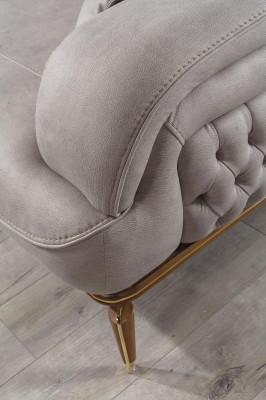 Dreisitzer Sofa 3 Sitzer Luxus Couchen Weiß Polster Designer Möbel Neu