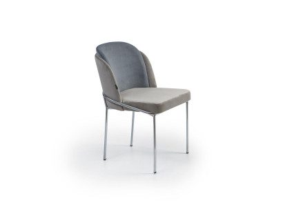 Designer Stuhl Luxus Grau Stühle Neu Möbel Esszimmer Polster Einrichtung