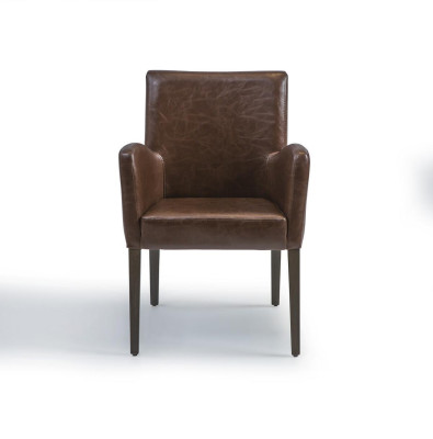 Design Lounge Stuhl Esszimmer Polster Stuhl mit Armlehnen Sessel Neu