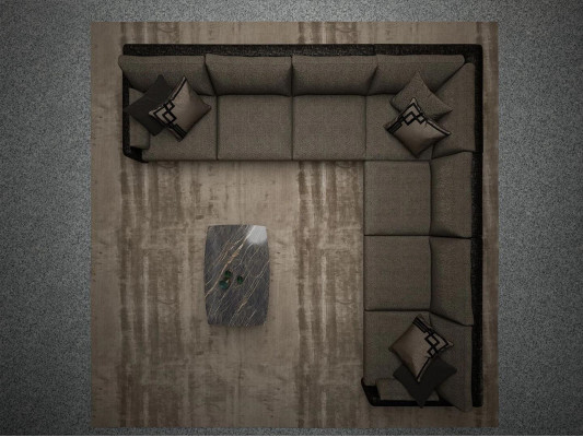 Wohnzimmer Ecksofa Design Möbel Textil Polster Sofas L-Form Neu Couchtisch