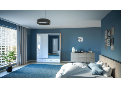 Schlafzimmerschrank Schrank Aktenschrank Bücherschrank 2-türig Kleiderschrank