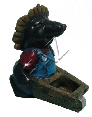 Design Maulwurf Figur Garten Statue Skulptur Figuren Skulpturen Dekoration Neu