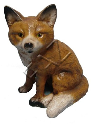 Design Fuchs Figur Garten Statue Skulptur Figuren Skulpturen Dekoration Deko Neu