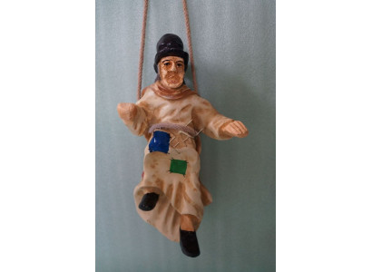 Design Baba Yaga Hexe Schaukel Figur Statue Skulptur Figuren Skulpturen Statuen