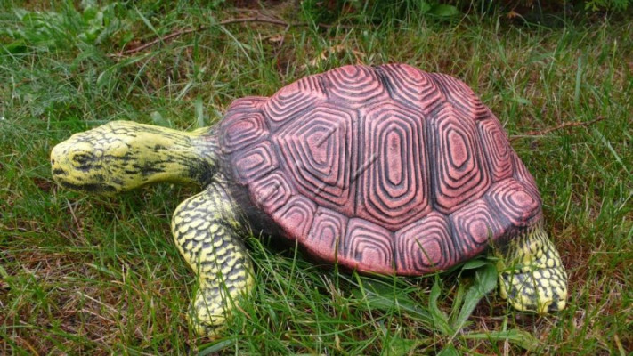 Design Schildkröte Figur Statue Skulptur Figuren Skulpturen Garten Deko Neu