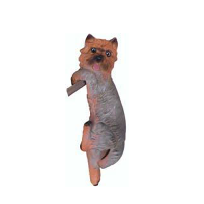 Hängender Hund Figur Statue Skulptur Garten Deko 24cm Figuren Statuen Skulpturen