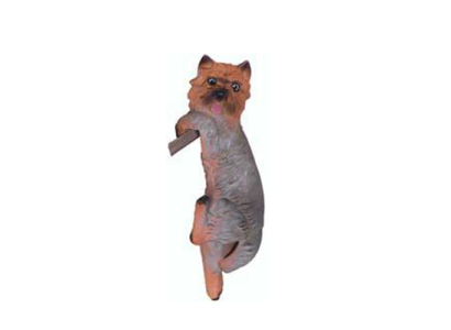 Hängender Hund Figur Statue Skulptur Garten Deko 24cm Figuren Statuen Skulpturen