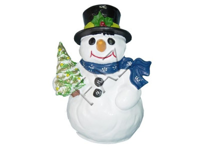 Design Schneemann klein Figur Garten Statue Skulptur Figuren Skulpturen Deko Neu