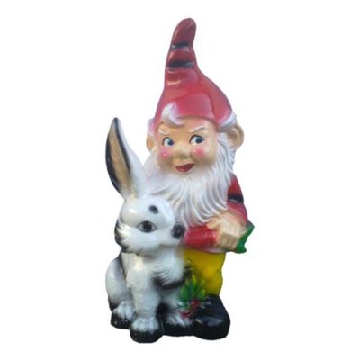 Garten Haus Dekoration Figur Statue Skulpturen Deko Figuren Zwerg Handarbeit K4