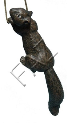 Design Eichhörnchen Figur Garten Statue Skulptur Figuren Skulpturen Deko Neu