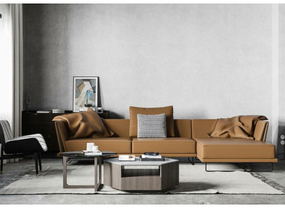 Ecksofa L-form Leder Wohnlandschaft Relax Sofa Design Couch Lounge Sofas Eck Neu