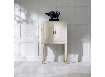 Kommode Schränke Kommoden Holz Luxus Sideboard Wohnzimmer Möbel Beige Schrank