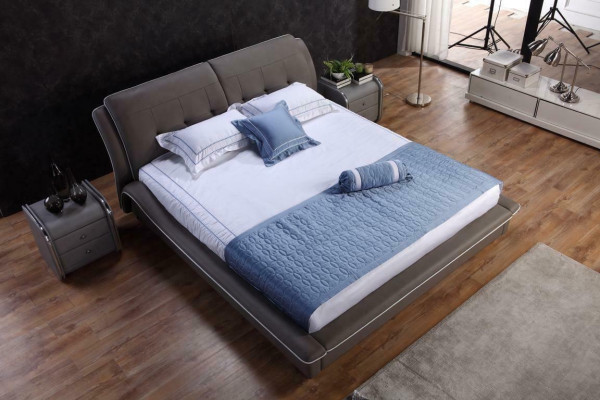 Modernes Design Bett XXL Betten Luxus Stil Doppel Hotel Leder 