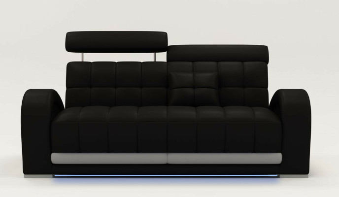 Design 3 Sitzer (ohne 2+1) Sofa Couch Polster XXL Big Couchen Sofas Leder