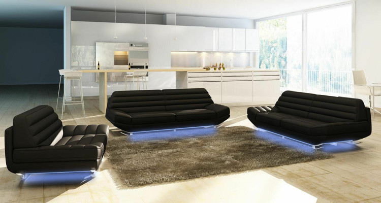 Designer Möbel Sofa Coch 3 Sitzer Polster Sofas Wohnzimmer Couchen