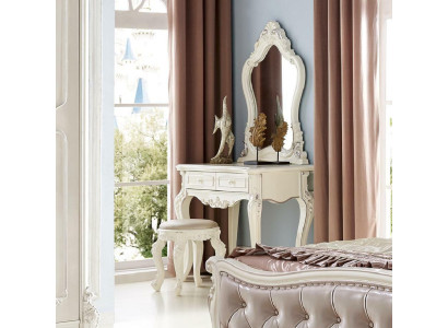 Schminktisch Spiegel Luxus Konsole Kommode Hocker Schlafzimmer Barock