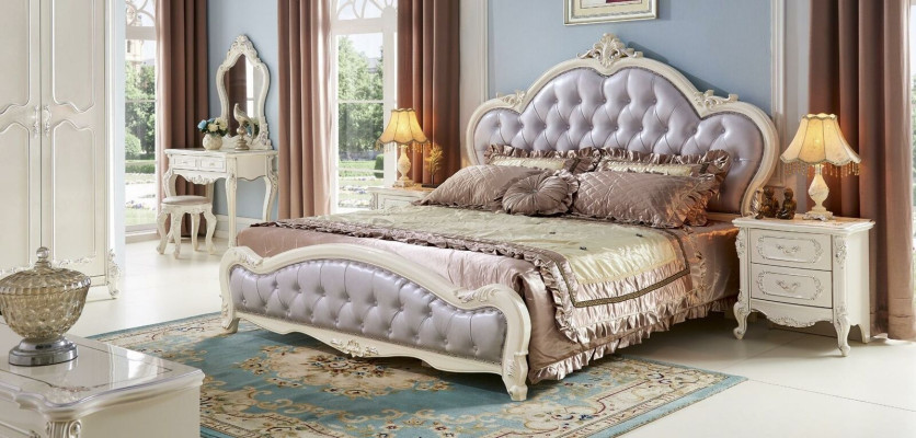 Schminktisch Spiegel Hocker Luxus Kommode Konsole Schlafzimmer Barock