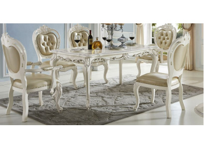 Esstisch Massivholz Komplett Set 6x Stühle Set Ess Esszimmer Tisch Tische 7tlg