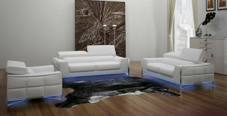 Multifunktions Ledercouch Sitz Polster Wohnzimmer Leder Garnitur Sofa