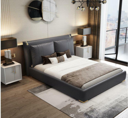 Doppelbett Bett Ehebett Design Luxus Luxur Designbett Textil Betten