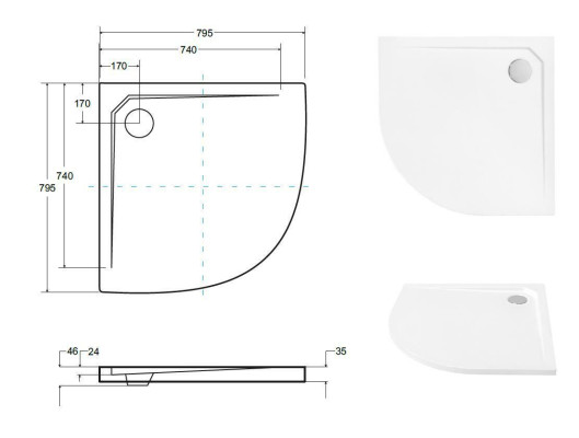Brausewanne Dusche Duschtasse Acrylwanne Ablaufgarnitur Ablauf