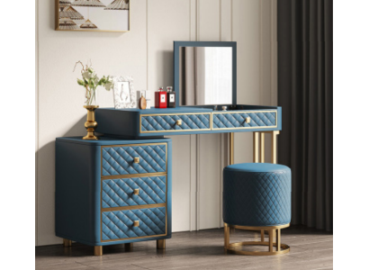 Konsolen Schminktisch Kosmetik Tisch Spiegel Kommode Tische Friseur 2tlg.