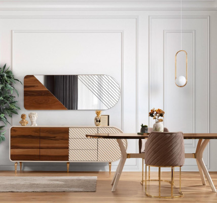 Einrichtung Gruppe Luxus Tisch + 2 Stühle Set 3tlg. Esstisch Garnitur Esszimmer