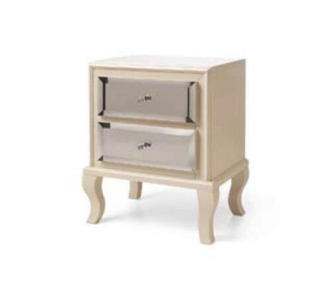 Luxus Schlafzimmer Bett Nachttisch Garnitur Doppelbett Betten 3tlg Modern Weiß