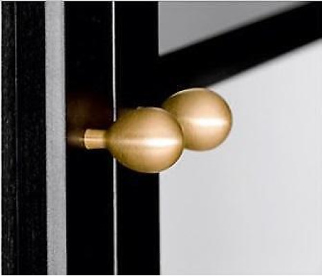 Vitrine Schränke Vitrinen Schrank Holz Glas Möbel Design Wohnzimmer Glasschrank