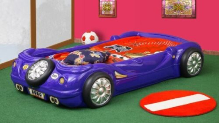 BETT MIT MATRATZE Kinderbett Autobett Betten Sportwagen Jungen und Mädchen BOBO