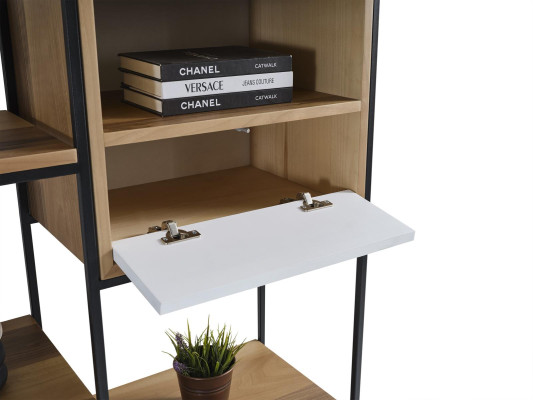 Bücherregal Design Regal Holzregal Standregal Aktenregal Büroregal Neu