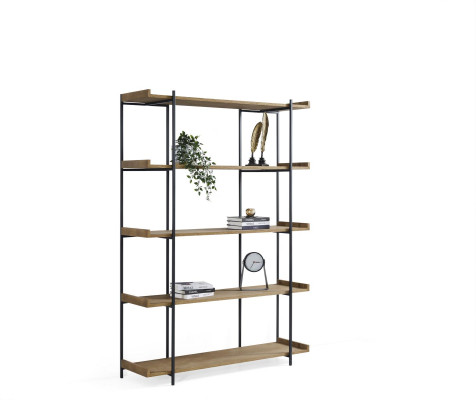 Standregal Regal Bücherschrank Bücherregal Wohnzimmer Holz Design Neu