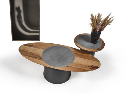 Couchtische Design Möbel Stil Holz Italienische Stil Tische Rundtisch