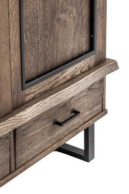 Klassische Vitrine Schrank italienische Möbel Vitrinenschrank Vitrinen Neu 22802