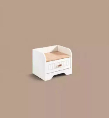 Modern Nachttisch Beistelltisch Weiß Design Nachtkommode Nachtkonsole Möbel Neu