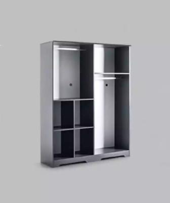 Kleiderschrank Schwarzer Schrank Schränke Schlafzimmer Möbel design