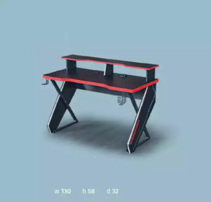 Moderne Tische Schreibtisch Kinderschreibtisch schwarz Gamer Computer Tisch